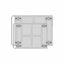 Big Tool Material Trolley With Door - Standard Mechanical Component_90_0_degree_snapshot
