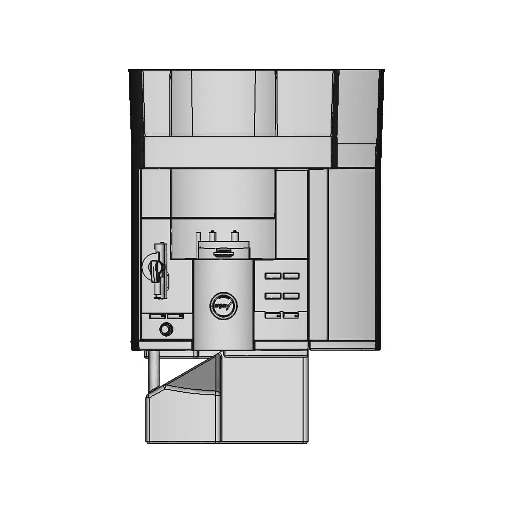 Kaffee Behälter Xxl Für Jura Impressa Xs9 - Downloadable CAD Representation_270_0_degree_snapshot