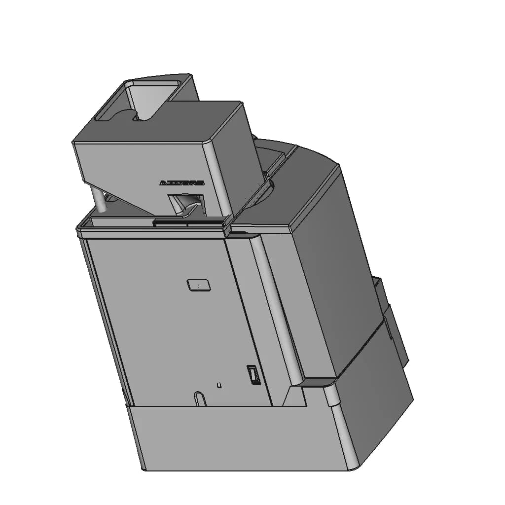 Kaffee Behälter Xxl Für Jura Impressa Xs9 - Downloadable CAD Representation_60_30_degree_snapshot