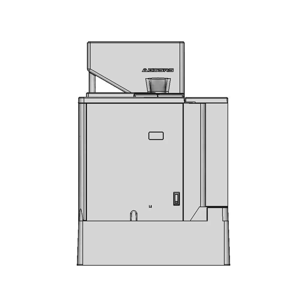 Kaffee Behälter Xxl Für Jura Impressa Xs9 - Downloadable CAD Representation_90_0_degree_snapshot