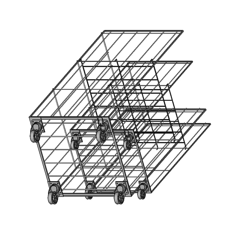 Cage Trolley - Standard Mechanical Component_60_30_degree_snapshot