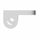 Dual-Arm Clevis Bracket For Pivot Mechanisms - Standard Mechanical Component_270_0_degree_snapshot