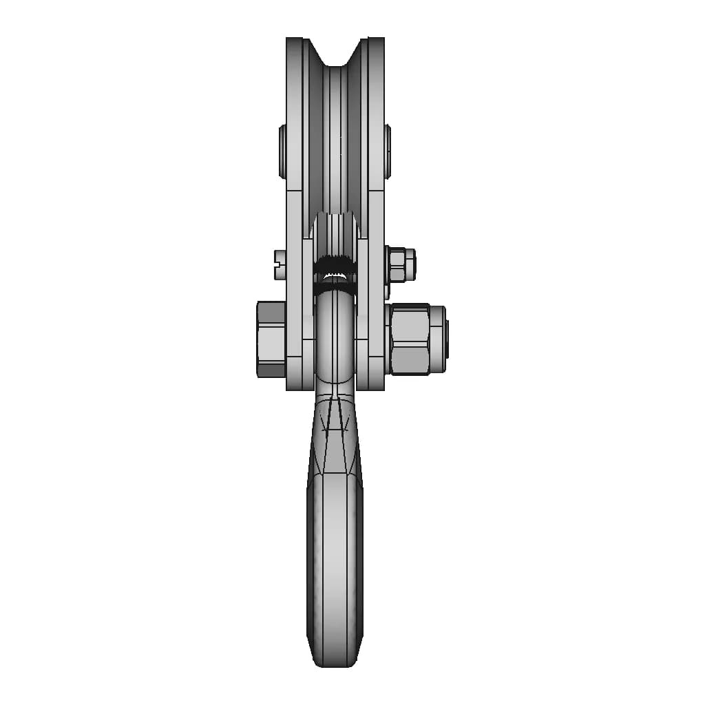 Hook, Winch (Arebos, Güde, Einhell) | 3D Engineering Design File_0_90_degree_snapshot