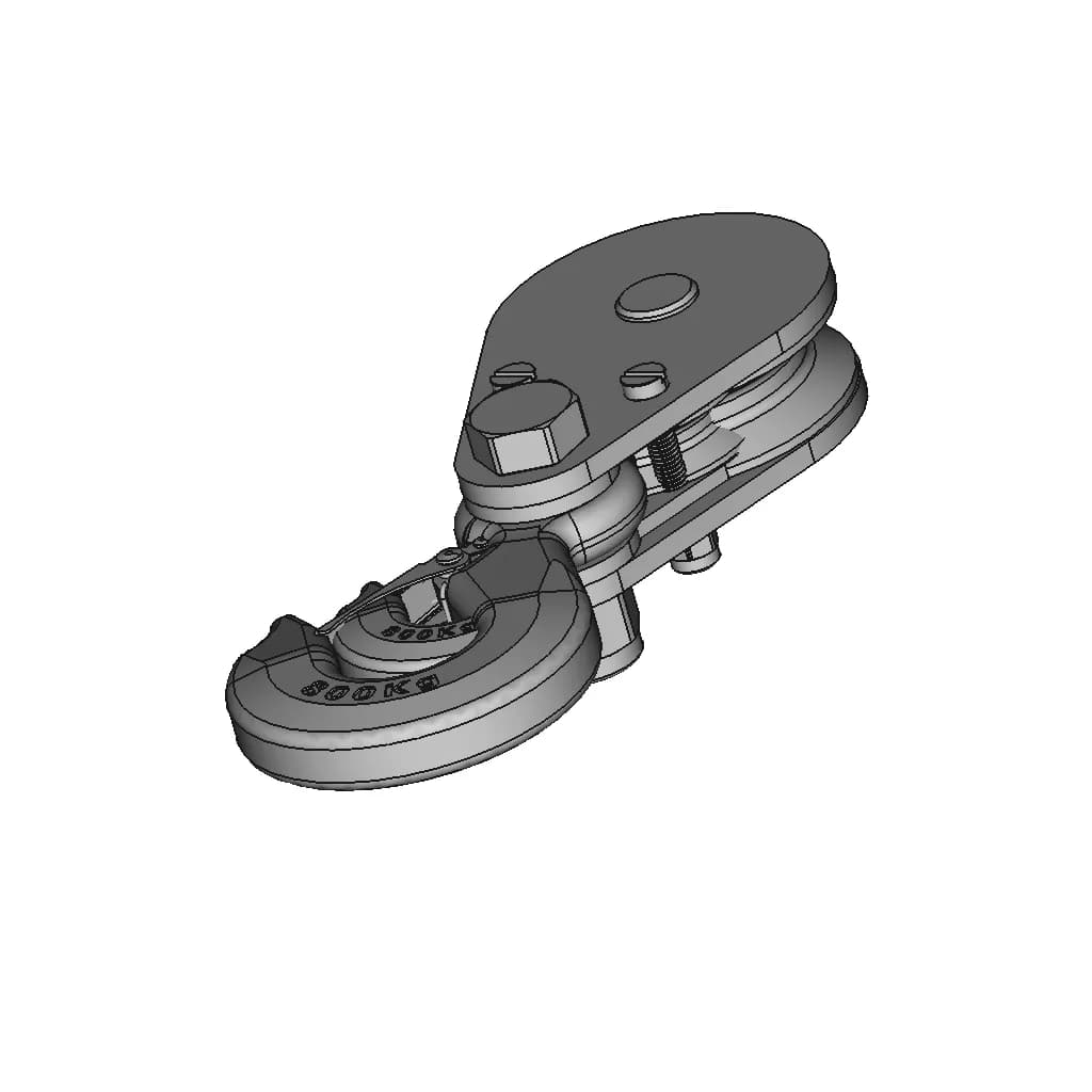 Hook, Winch (Arebos, Güde, Einhell) | 3D Engineering Design File_60_30_degree_snapshot