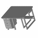 Pc Table - Downloadable CAD Representation_60_30_degree_snapshot