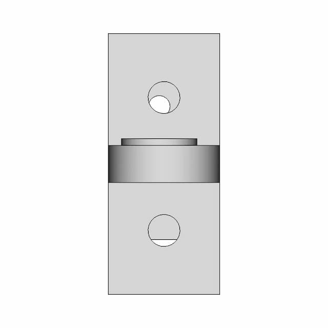 Mounting Bracket With Cylindrical Support Hole | High-Quality CAD Model