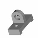 Mounting Bracket With Cylindrical Support Hole | High-Quality CAD Model_60_30_degree_snapshot