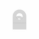 Mounting Bracket With Cylindrical Support Hole | High-Quality CAD Model_90_0_degree_snapshot
