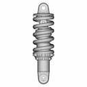 Амортизатор 150Мм | High-Quality CAD Model_90_0_degree_snapshot