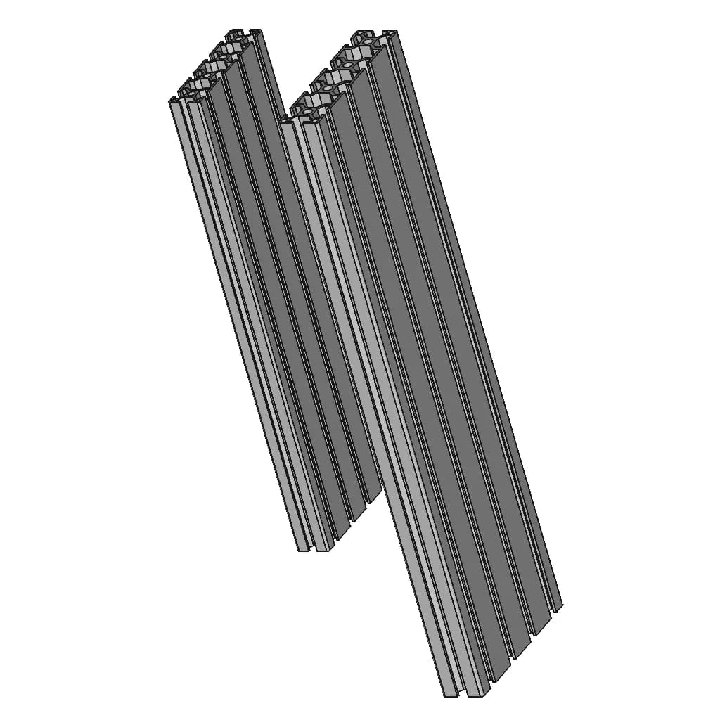 30X120 B-Type Slot 8 Nut 8 Aluminium Profile | High-Quality CAD Model_60_30_degree_snapshot