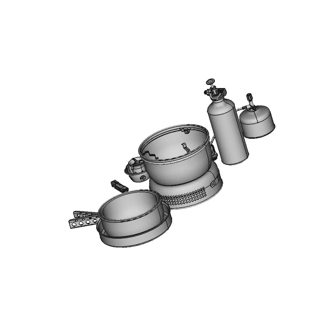 Trangia Stove | High-Quality CAD Model_60_30_degree_snapshot