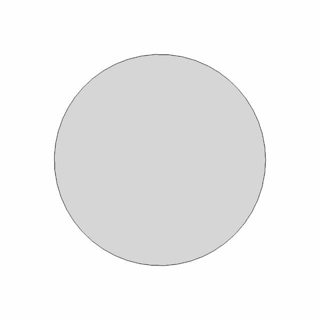 Circular Coffee Table 1 - Downloadable CAD Representation