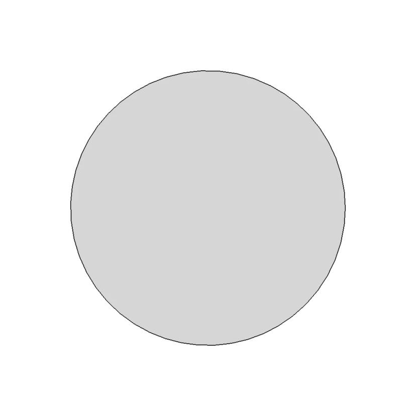 Circular Coffee Table 1 - Downloadable CAD Representation