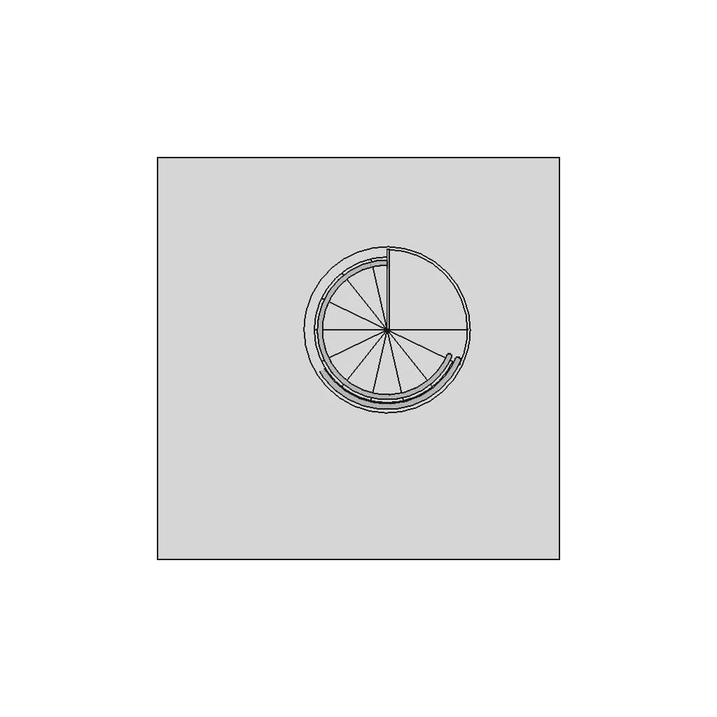 Spiral Staircase | High-Quality CAD Model_270_0_degree_snapshot