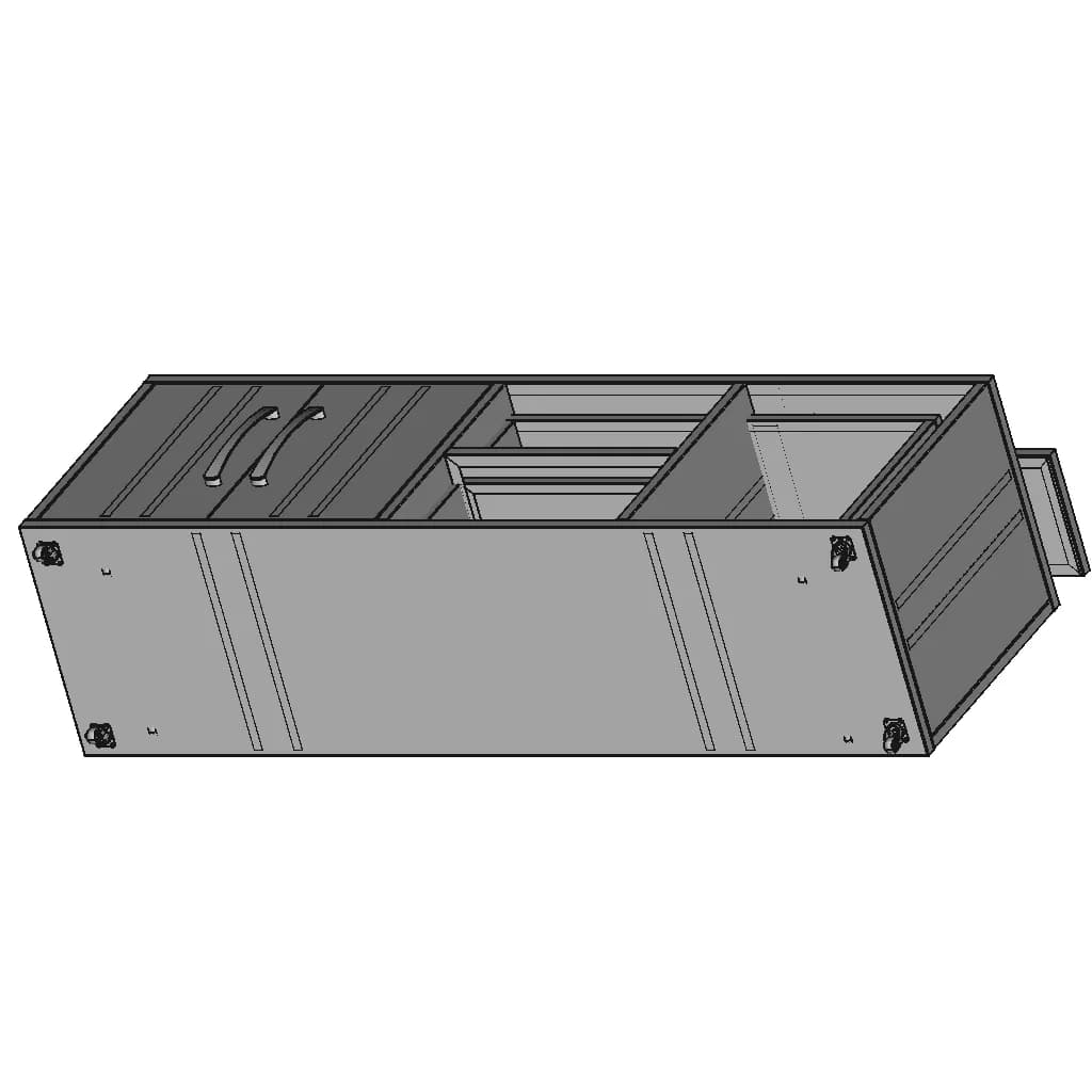 Metal Tv Unit For 55" Tv | 3D Engineering Design File_60_30_degree_snapshot