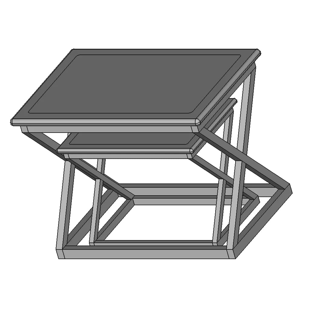 Marble Coffee Table - Standard Mechanical Component_60_30_degree_snapshot