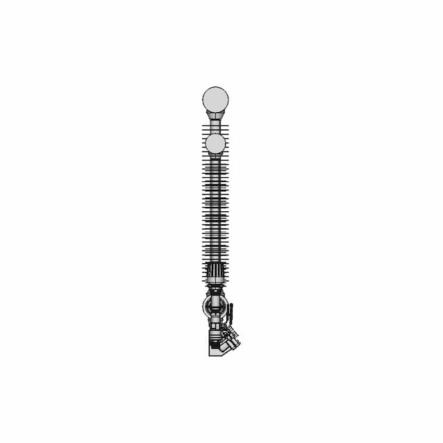 Custom Radiator, 2-Pipe Steam - Downloadable CAD Representation
