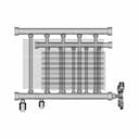 Custom Radiator, 2-Pipe Steam - Downloadable CAD Representation_0_270_degree_snapshot