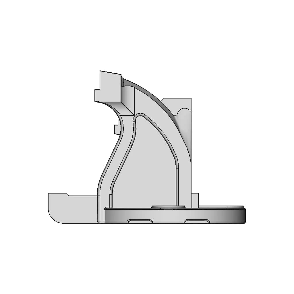 Soporte Fijo Prensa - Downloadable CAD Representation_0_90_degree_snapshot