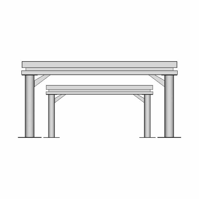 Fixture T Slot Table With 4 T Slots Cast Iron Plate 2M X 1M | 3D Engineering Design File