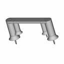 Hand Towel Bar | High-Quality CAD Model_60_30_degree_snapshot
