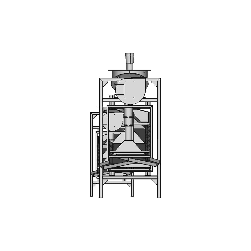 Зерноочисник, Зернолущилка - Downloadable CAD Representation_0_0_degree_snapshot