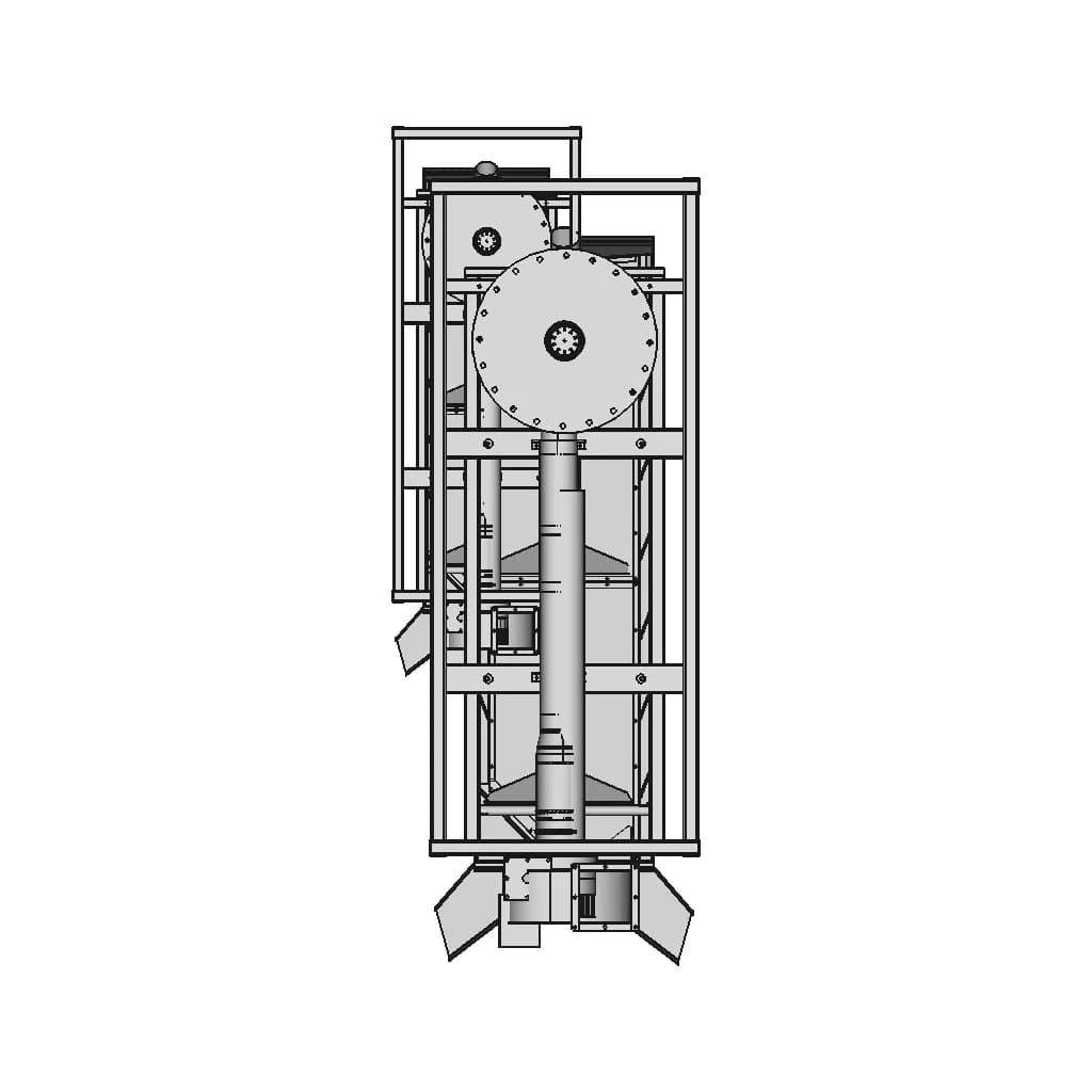 Зерноочисник, Зернолущилка - Downloadable CAD Representation_270_0_degree_snapshot