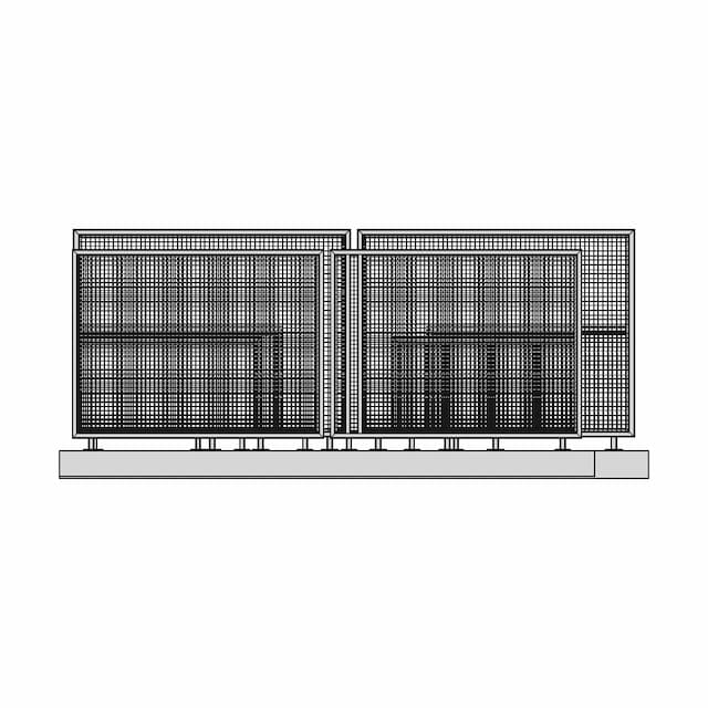 Metal Fence (Parametric) | High-Quality CAD Model