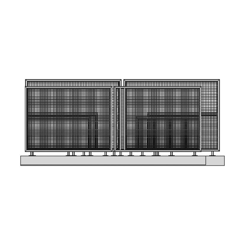 Metal Fence (Parametric) | High-Quality CAD Model