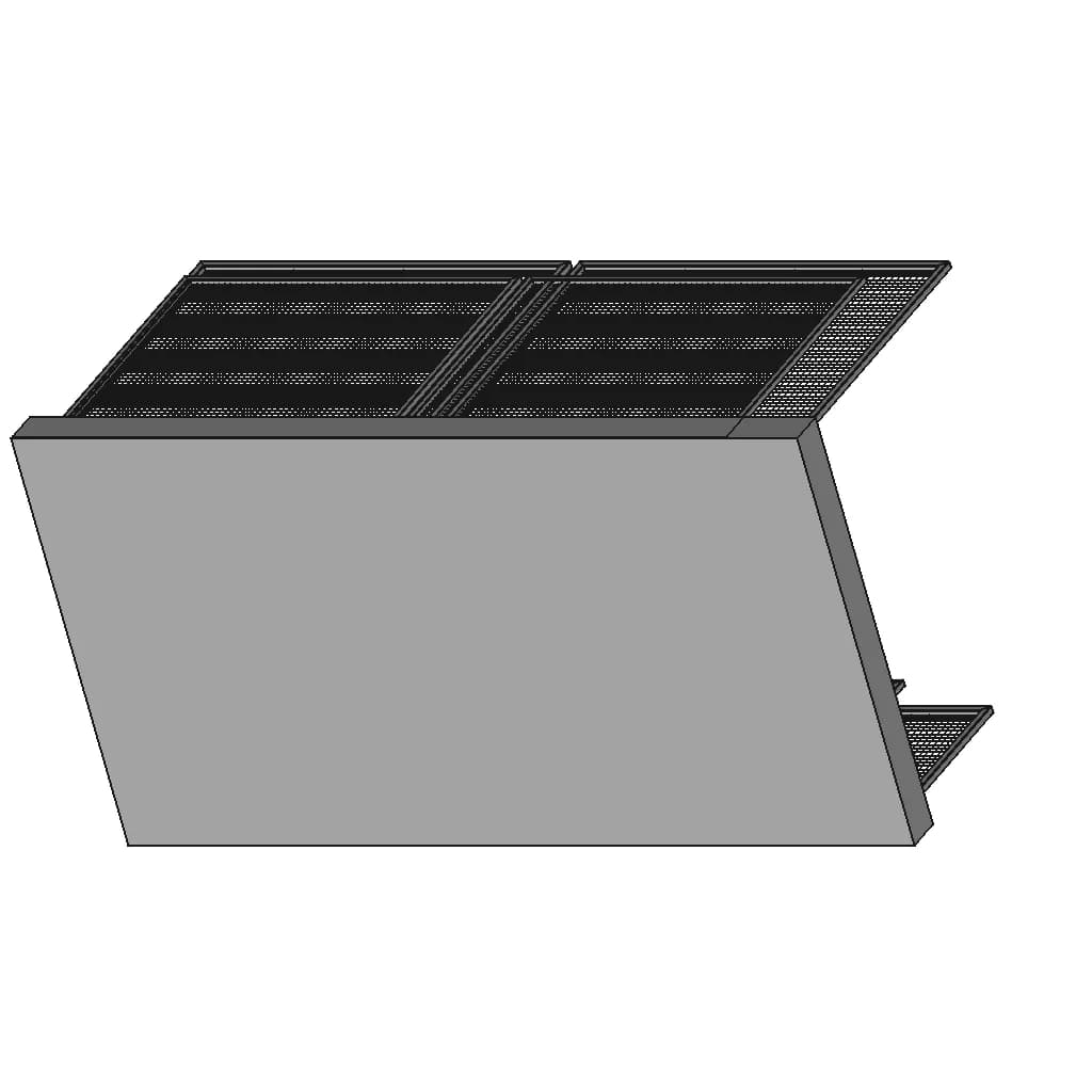 Metal Fence (Parametric) | High-Quality CAD Model_60_30_degree_snapshot