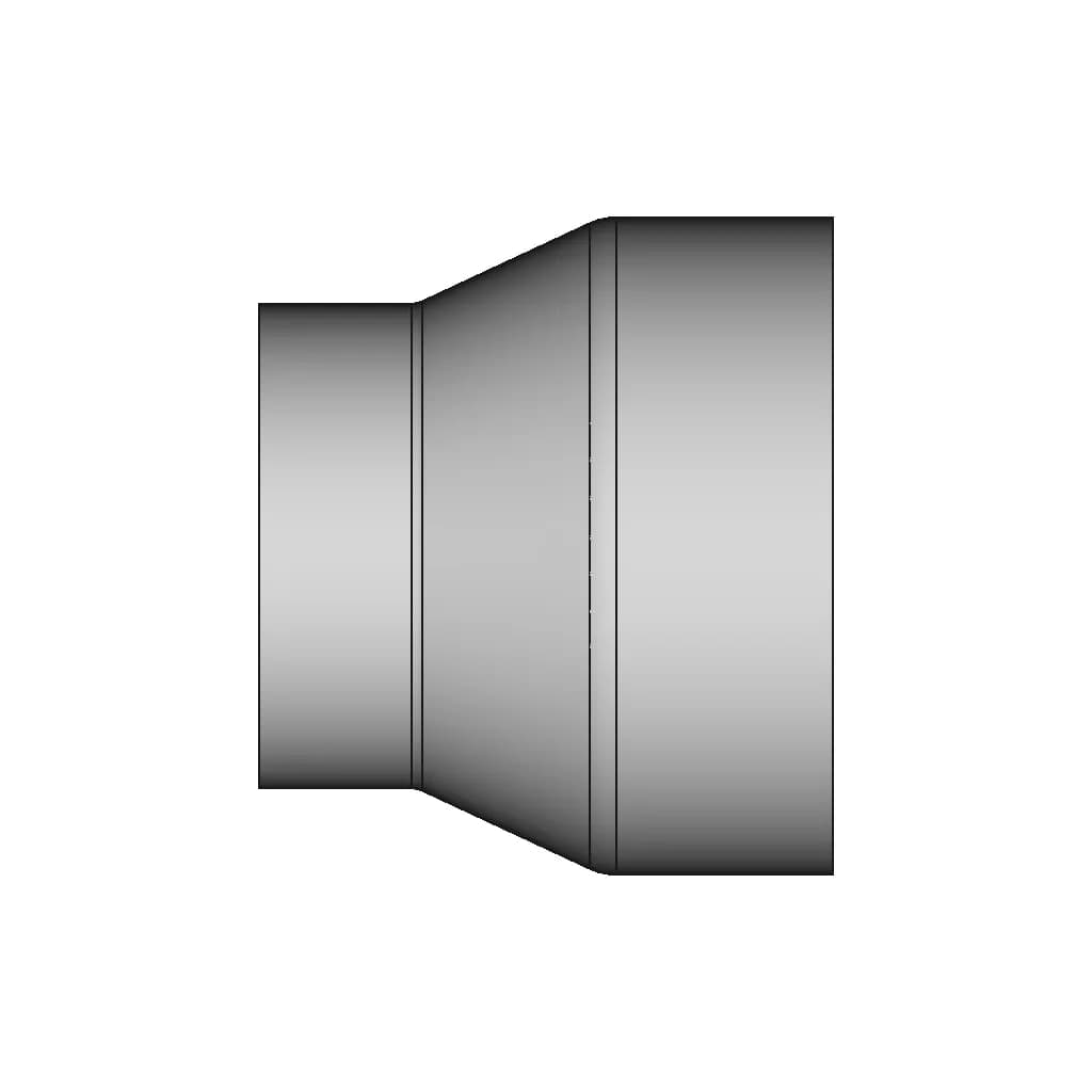 103 Mm Od To 76 Mm Od Air Duct Adapter | High-Quality CAD Model_0_0_degree_snapshot