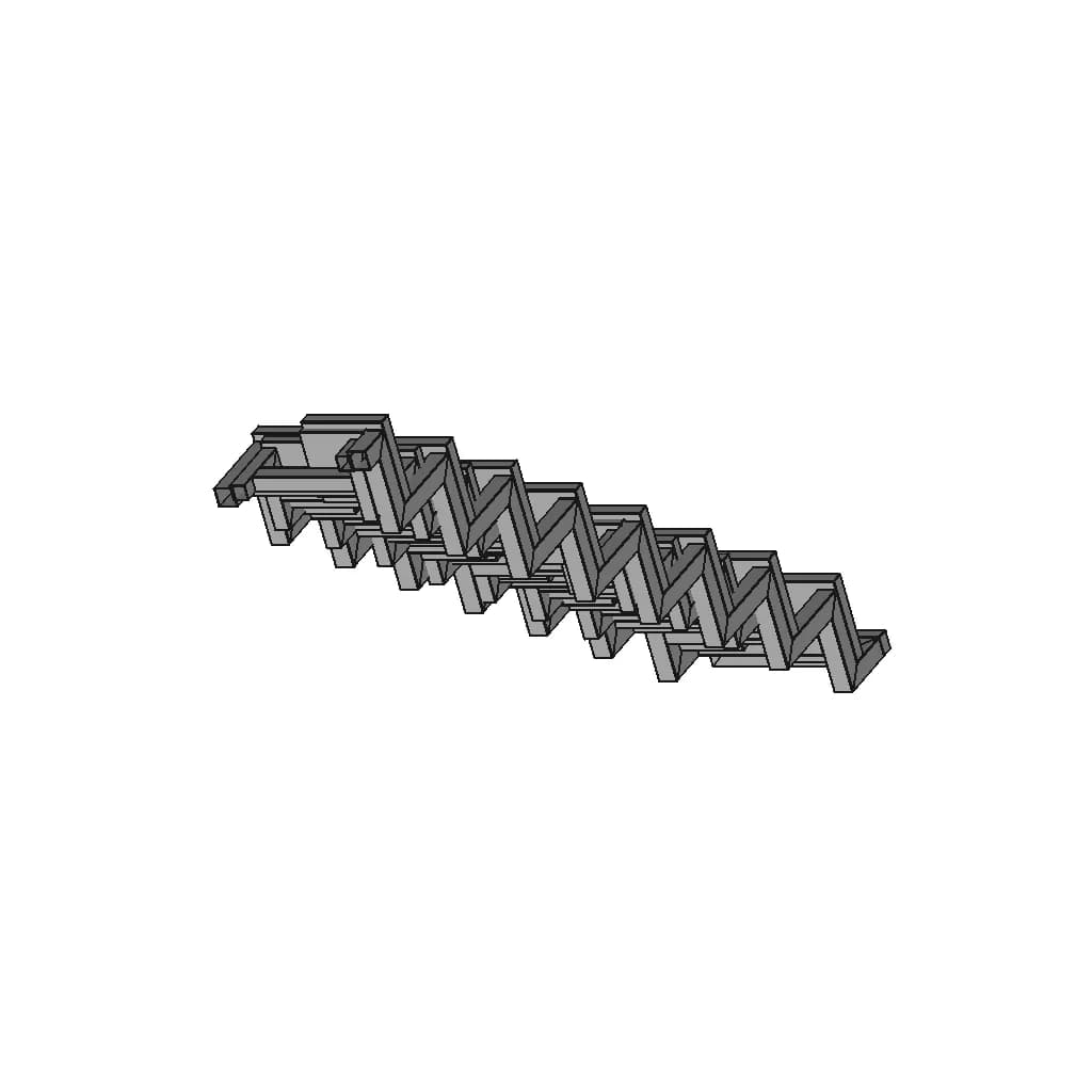 Stairs | High-Quality CAD Model_60_30_degree_snapshot
