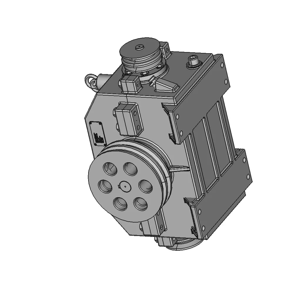 2Nd Gear Box | High-Quality CAD Model_60_30_degree_snapshot