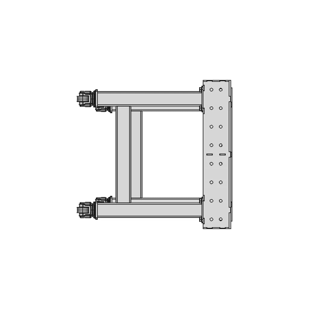 Hitsauspöytä 1200X800 16 Mm Reiät. Welding Table 1200X800 16 Mm Holes. - Standard Mechanical Component_0_270_degree_snapshot