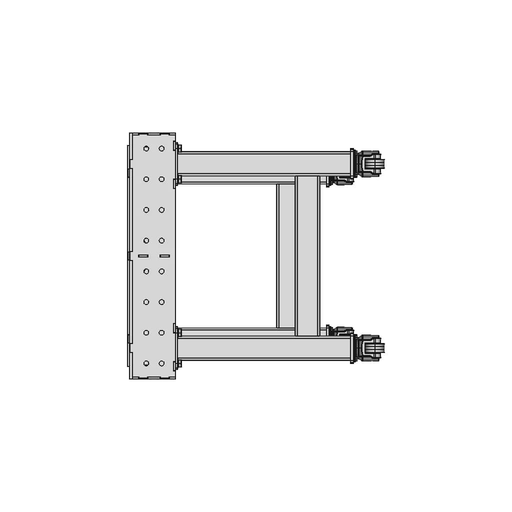 Hitsauspöytä 1200X800 16 Mm Reiät. Welding Table 1200X800 16 Mm Holes. - Standard Mechanical Component_0_90_degree_snapshot
