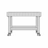 Hitsauspöytä 1200X800 16 Mm Reiät. Welding Table 1200X800 16 Mm Holes. - Standard Mechanical Component_90_0_degree_snapshot