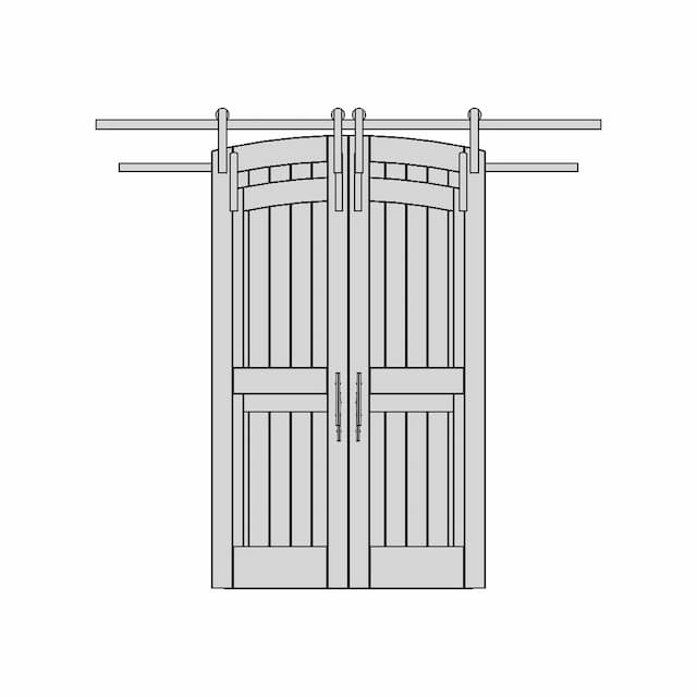 48" Double Barn Door | 3D Engineering Design File