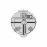 Stainless Steel Sand Core Mixer Tank - Downloadable CAD Representation_270_0_degree_snapshot
