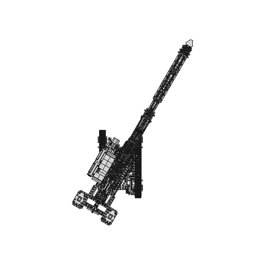 Lego Technik - Raupenkran Lr 13000 (42146) | 3D Engineering Design File_0_0_degree_snapshot