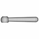 Din 99 - Tension Lever - Forms K, L, M, N - Complete - Downloadable CAD Representation_0_0_degree_snapshot