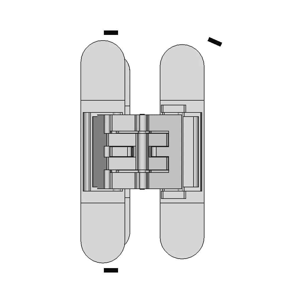 K2760 Door Hinge | High-Quality CAD Model_0_90_degree_snapshot