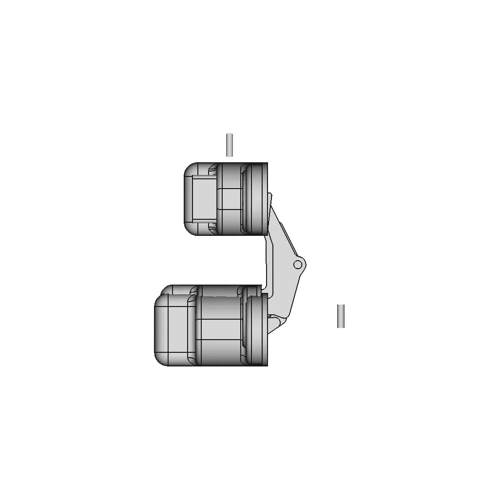 K2760 Door Hinge | High-Quality CAD Model_270_0_degree_snapshot