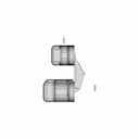 K2760 Door Hinge | High-Quality CAD Model_270_0_degree_snapshot