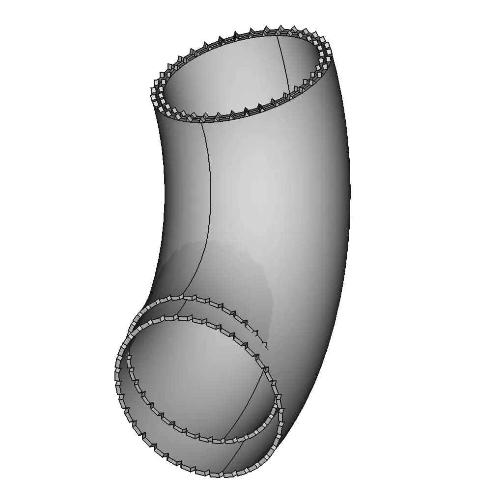Jig Frame Pipe Tube Manifold - Standard Mechanical Component_60_30_degree_snapshot