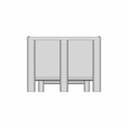 Plastic Pallet Box 1200X1000 - Standard Mechanical Component_0_270_degree_snapshot