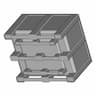Plastic Pallet Box 1200X1000 - Standard Mechanical Component_60_30_degree_snapshot