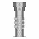 Hexagonal Freestanding Display Tower Unit - Standard Mechanical Component_0_0_degree_snapshot