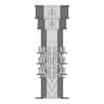 Hexagonal Freestanding Display Tower Unit - Standard Mechanical Component_0_0_degree_snapshot