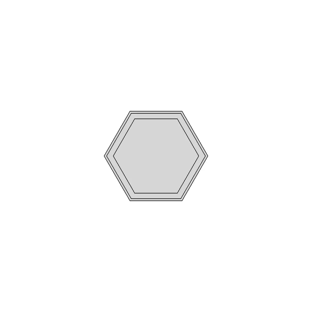 Hexagonal Freestanding Display Tower Unit - Standard Mechanical Component_90_0_degree_snapshot