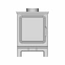 Wood Burner Stove - Downloadable CAD Representation_90_0_degree_snapshot